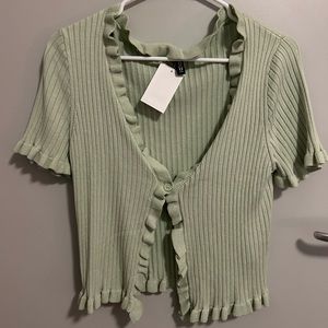 H&M short sleeve cardigan